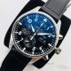 ZF Replica IWC Pilot's Chronograph Black 43 MM Leather Strap 7750 Automatic Watch IW377709 (3)_th.jpg